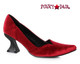 Ellie Shoes Women's Velvet Witch Bootie - 3" Heel Pointed Toe Ankle Boots - View #7