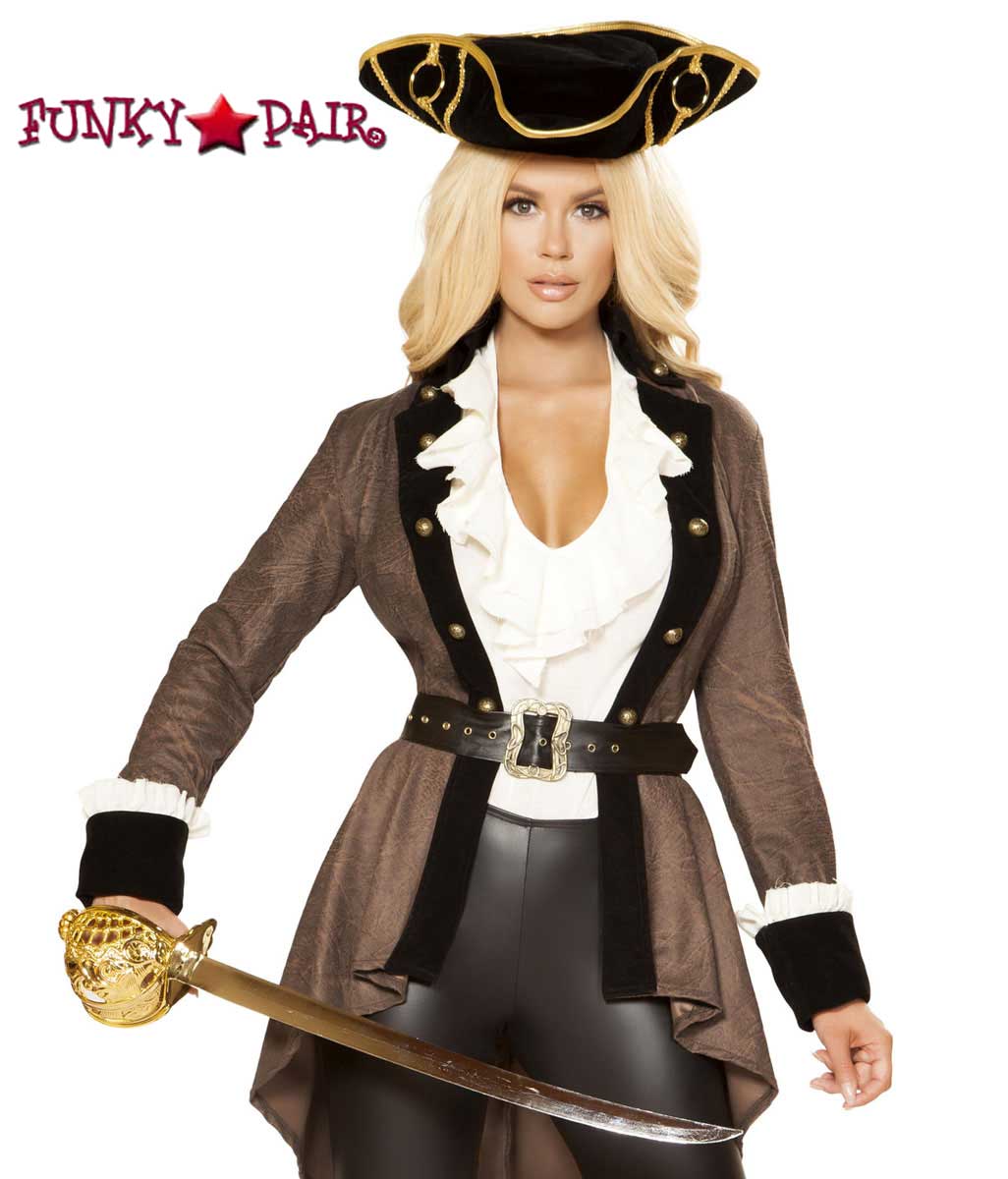 Sexy Black Purple Gold 4 Pc Pirate Queen Costume 0fd145 Jakkamma Com