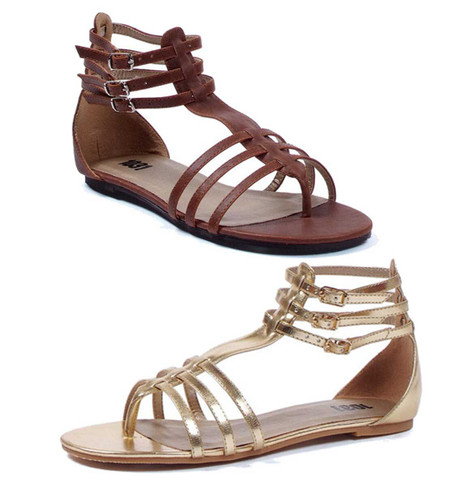 015-ROME, Strappy Gladiator Sandal