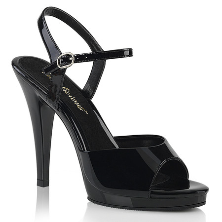 Flair-409, 4.5 Inch Ankle Strap Sandal