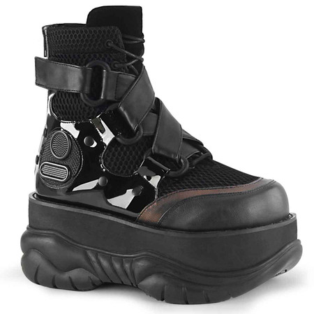 Demonia | NEPTUNE-126 Men's Goth Strap Ankle Boots