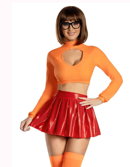 Plus Brainy Babe Costume main image 1