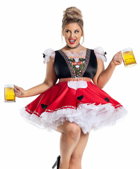 PK2219X, Sweetheart Beer Maiden Plus Size Costume
