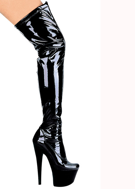 Ellie Shoes | 709-Fantasy 7 Inch Fetish Thigh high boots