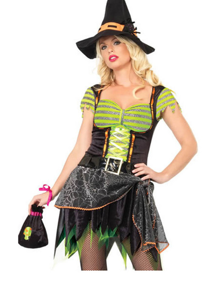 LA-83551, Spider Web Witch Costume