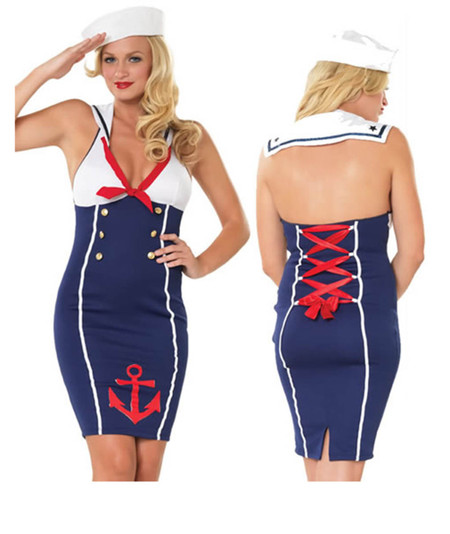 La 83482 Ahoy There Hottie Sailor Girl Costume 0642