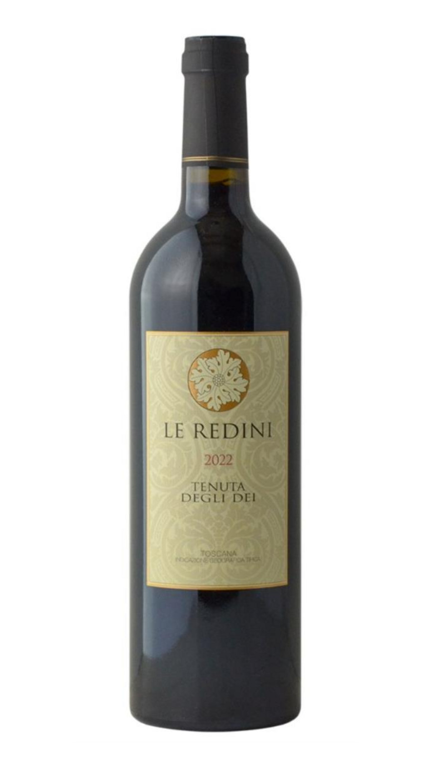 Complete bottle of 2022 Cavalli Tenuta degli Dei 'Le Redini' Toscana IGT Tuscany, Italy