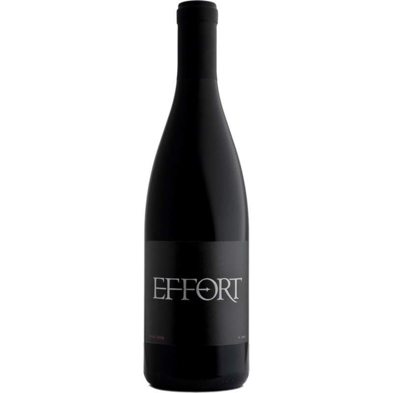 Complete bottle of 2021 Center of Effort Edna Valley Pinot Noir, USA
