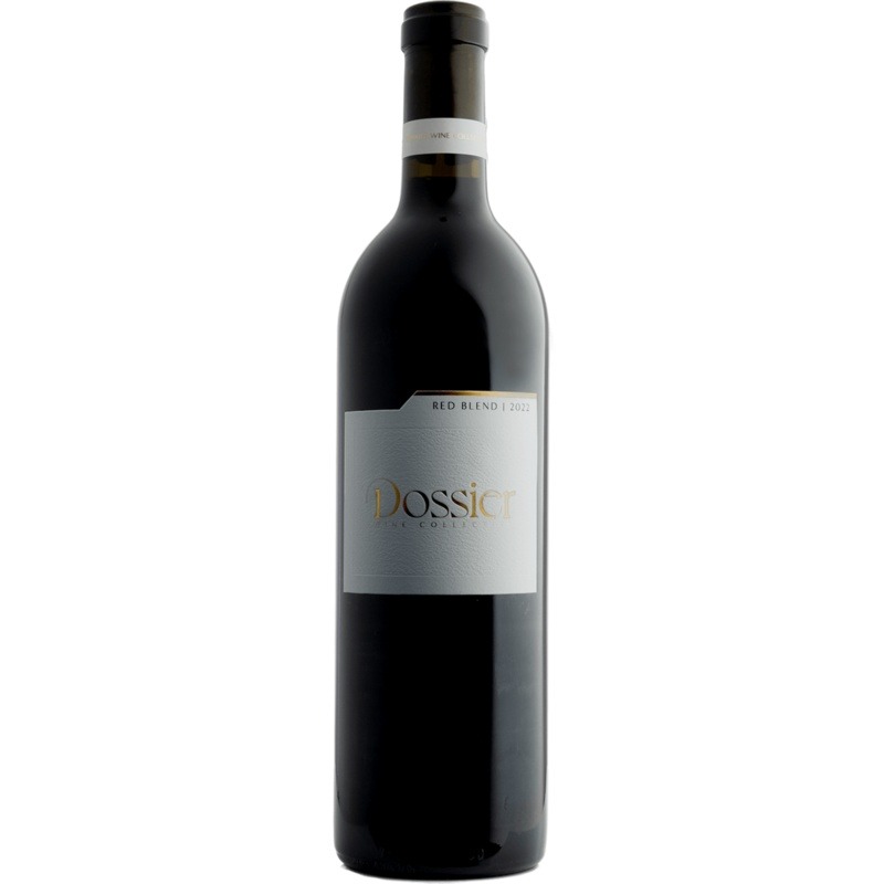 Complete bottle of 2022 Dossier Columbia Valley Cabernet Blend, USA