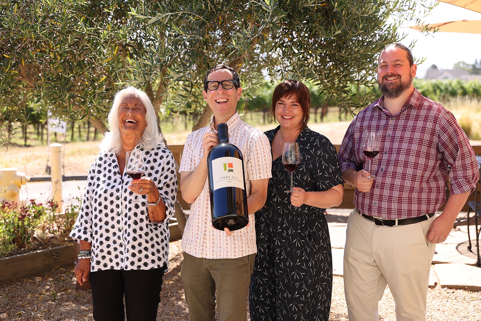 Judd's Hill hospitality, family with a magnum