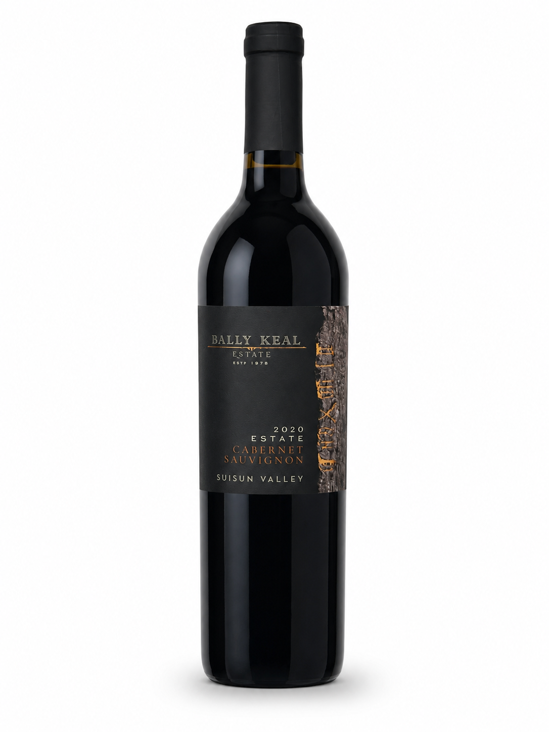 2020 Bally Keal Estate Cabernet Sauvignon bottle on white background