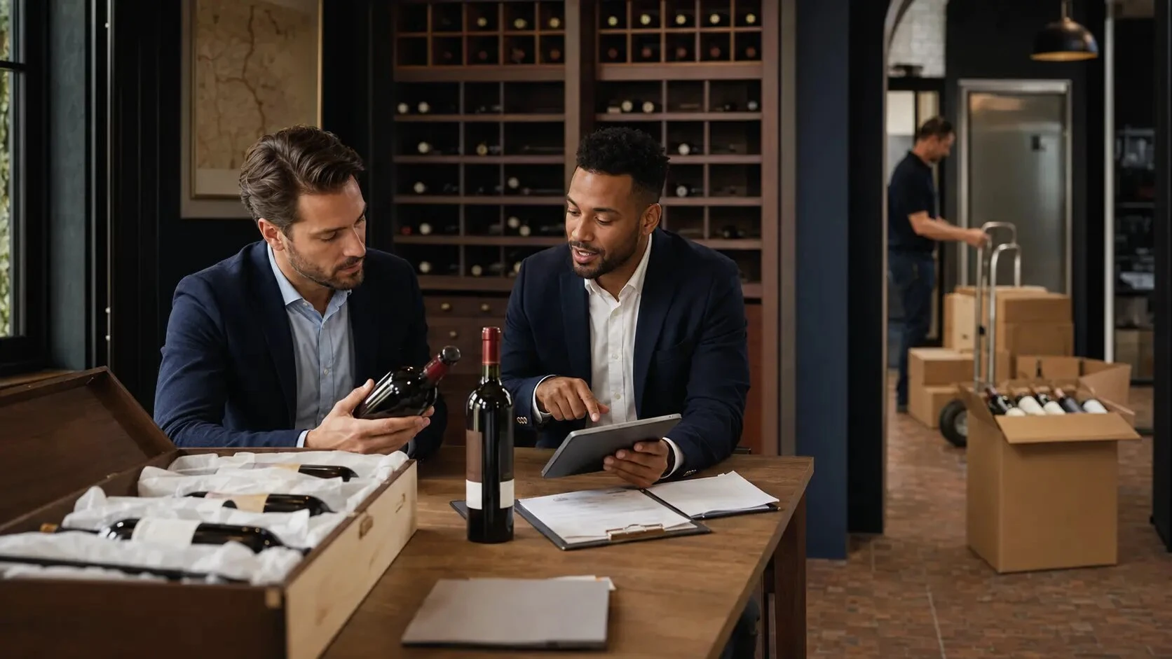 Wine buyer journey from discovery through reorder