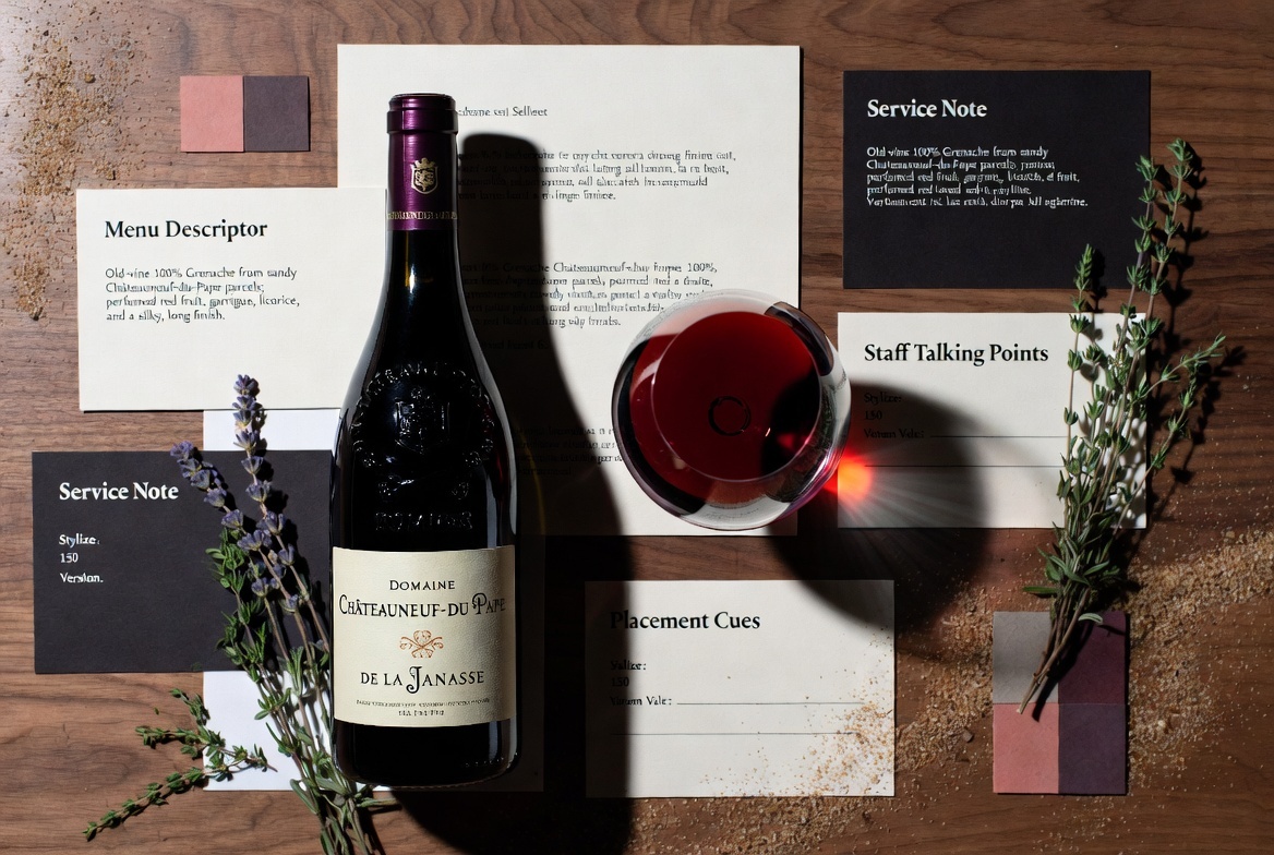 Trade tools preview for 2022 Domaine de la Janasse Ch&acirc;teauneuf-du-Pape Cuv&eacute;e Chaupin