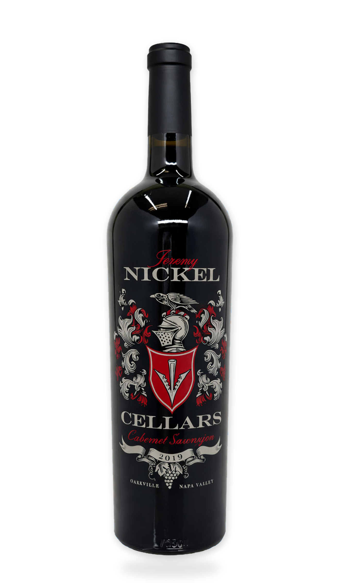 2019 Jeremy Nickel Cellars Oakville Cabernet Sauvignon bottle shot