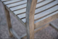 Weathered Grey Wood Armless Chairs / Set of 2 Weathered Grey Wood Armless Chairs / Set of 2