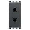 Vimar - Eikon 20234 SICURY USA+EU Socket Outlet - 2P 16 A 250 V, Euro-American Standard, Plastic - Apollo Lighting