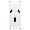 Vimar - Eikon 20250 SICURY Argentinian Socket Outlet - 2P+E 10 A 250 V, Argentinian Standard, Plastic - Apollo Lighting