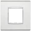 Vimar - Eikon 20647 Classic Cover Plate - 2 Module, Metal - Apollo Lighting