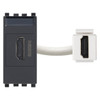 Vimar - Eikon 20346 HDMI Socket Outlet - 1 Module, HDMI Connector, Keystone Fixing, Plastic - Apollo Lighting