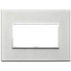 Vimar - Eikon EVO 21654 Cover Plate - 4 Module, Metal - Apollo Lighting