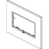 Vimar - Eikon EVO 21654 Cover Plate - 4 Module, Glass - Apollo Lighting