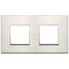 Vimar - Eikon EVO 21643 Cover Plate - 4-Module, Metal - Apollo Lighting