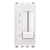 Vimar - Eikon 20095 Slide Switch - Fan Control, 4 Position Adjust, 1P 6(2) A 250 V - Apollo Lighting