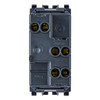 Vimar - Eikon 20201 P11 SICURY Socket Outlet - 2P+E 10 A 250 V, Italian Standard, Plastic - Apollo Lighting