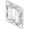 Vimar - Eikon 20606 Mounting Frame - 1 Module, for Square British Standard Mounting Boxes, Plastic - Apollo Lighting