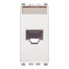 Vimar - Net Safe 20339.13 UTP Socket Outlet - RJ45 Cat6, Unshielded, T568A/B Universal Wiring, 8 Contacts - Apollo Lighting