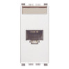 Vimar - Net Safe 20338.8 UTP Socket Outlets - RJ45 Cat 5e, Unshielded, T568A/B Universal Wiring, 8 Contacts - Apollo Lighting