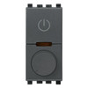 Vimar - Eikon 20136.1 Master Rotary Dimmer Turn Button - 230 V 50 Hz, Phase-Cutting, Plastic - Apollo Lighting