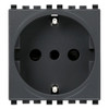 Vimar - Eikon 20209 P30 SICURY Socket Outlet - 2P+E 16 A 250 V, Italian Standard, 2 Module - Apollo Lighting