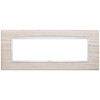 Vimar - Eikon 20657 Classic Cover Plate - 7 Module, Solid Wood - Apollo Lighting