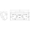 Vimar - Eikon 20787 Table Mounting Box - 7 Module, Plastic, IP20 - Apollo Lighting