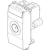 Vimar - Eikon 20300.01 Coaxial Socket Outlet - TV-RD-SAT, 5-2400 MHz, Single Connection, Plastic - Apollo Lighting