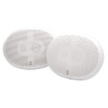 Poly-Planar - 6" x 9" Premium Oval Marine Speakers - (Pair) White - Apollo Lighting