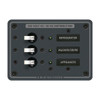 Blue Sea Systems -  Circuit Breaker Panel European - 230V, White Switches - Apollo Lighting