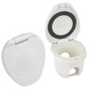 Scandvik - Replacement Cup & Cap - White, For Recessed Shower - Apollo Lighting