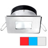 i2Systems - Apeiron A1120 - Spring Mount , Square/Square, Red/Cool White/Blue, Polished Chrome - Apollo Lighting