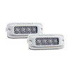 RIGID Industries - SR-Q Series PRO RGB Diffused LED - Flush Mount - Pair - White - Apollo Lighting