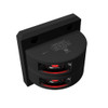 Lopolight 301-102 Series - Double Stacked Port Sidelight - 3 NM - Vertical Mount - Red - Black Housing - Apollo Lighting