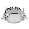 Imtra - PowerLED Downlight - Polished Stainless Steel, Warm White, 6.4W, 10-30V, 2700K, 350lm - Apollo Lighting