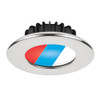 Imtra - Ripple PowerLED Tri-Color Downlight - 10-40VDC, Polished Stainless Steel, Red/Blue/Cool White, 5.0W, IP65 (ILIM63801) - Apollo Lighting