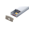 Mega LED - Aluminum Profile - Slim Recessed, Length 2 Meters, Flat Top Cover (30211-FLAT) - Apollo Lighting