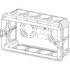 Vimar - Enclosures Box - Black, 4 Module, Flush Mounting, Plastic (VM71304.AU) - Apollo Lighting