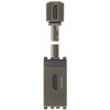 Vimar - Arké 19346 HDMI Outlet - Keystone Fixing, IP20 - Apollo Lighting