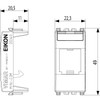 Vimar - Eikon 20340 Panduit Socket Outlet - For Mini-Com Panduit Connectors, Plastic - Apollo Lighting