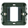 Vimar - Idea 17081 Mounting Frame - 1 Module, Claws, Grooved Front, Plastic - Apollo Lighting