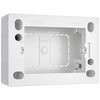 Vimar - Enclosures 09983 Surface Mounting Box - 3 Module, 35/45 mm Depth, Plastic, IP20 - Apollo Lighting